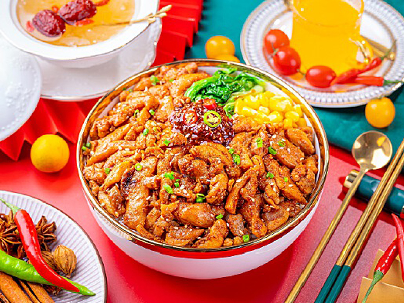 中式拌飯快餐